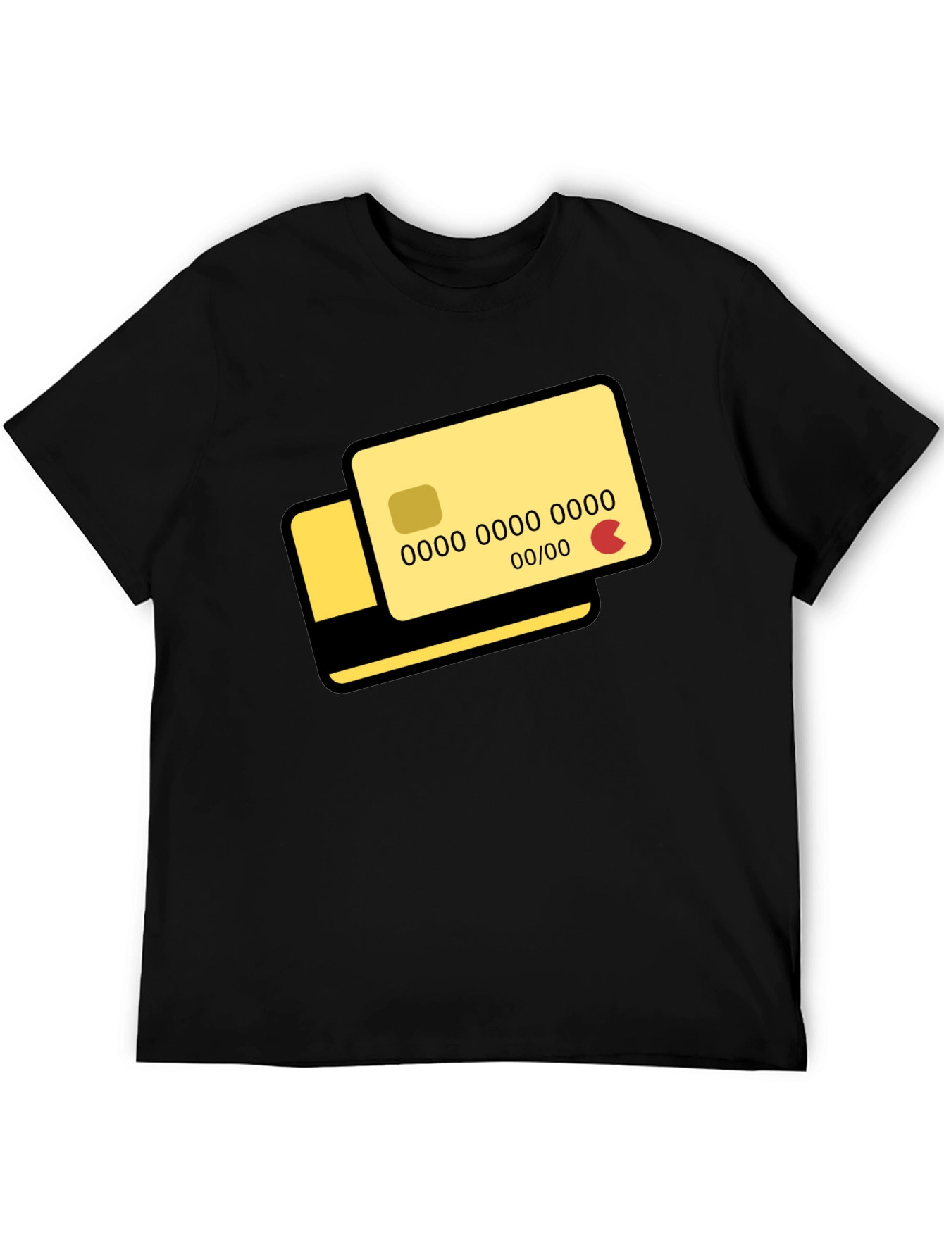 Credit Card Graphic T-Shirt - Modern Design