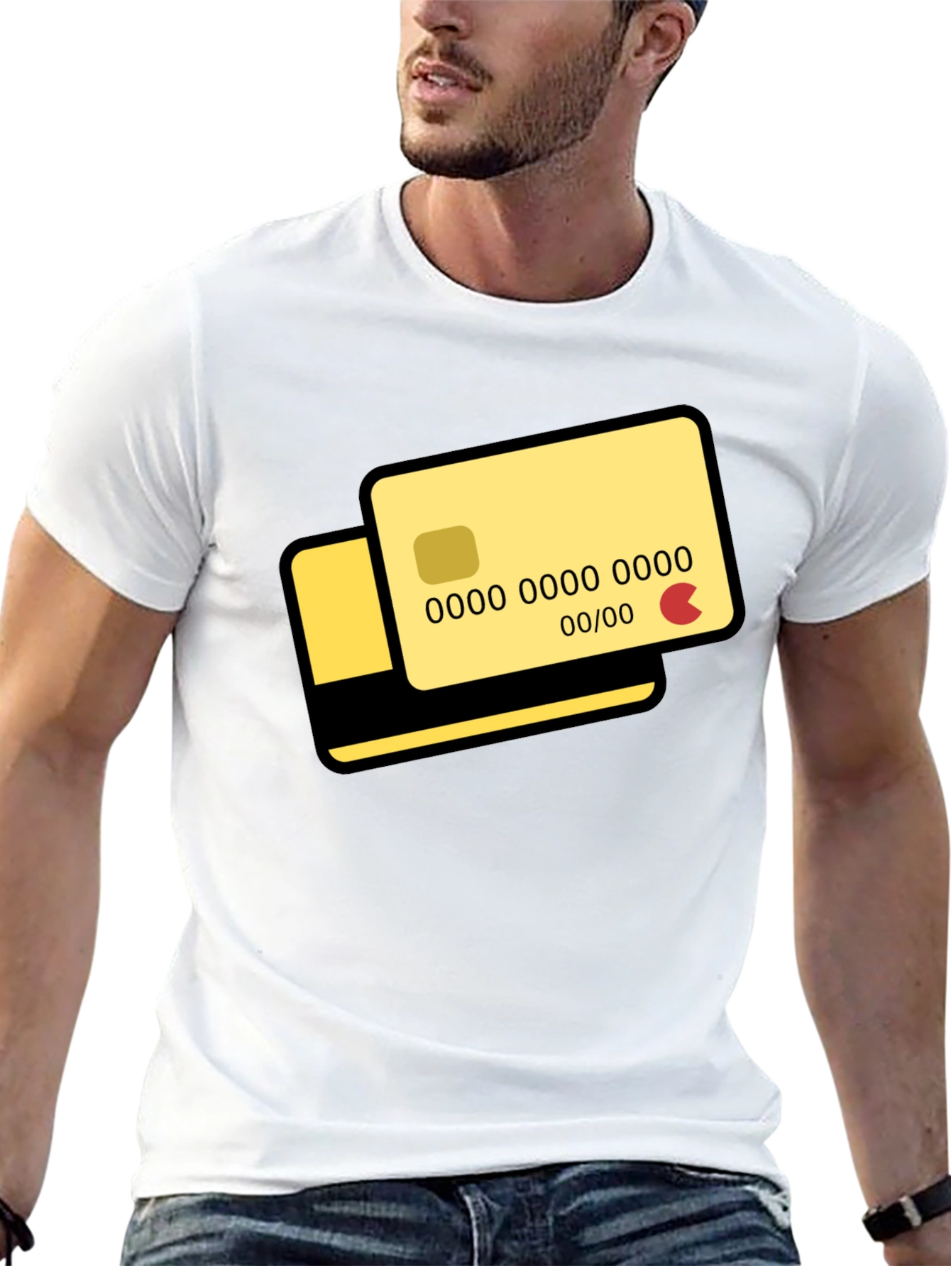 Credit Card Graphic T-Shirt - Modern Design