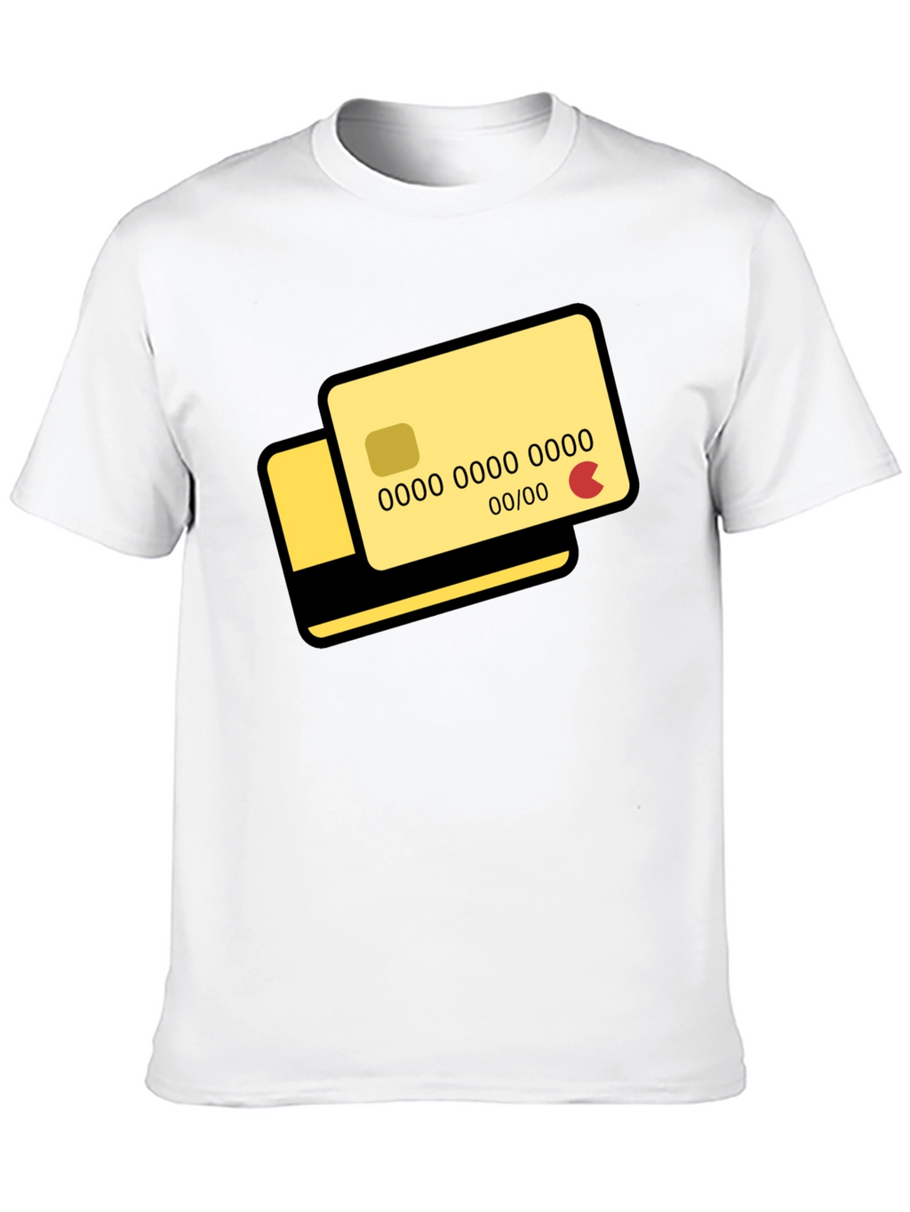 Credit Card Graphic T-Shirt - Modern Design
