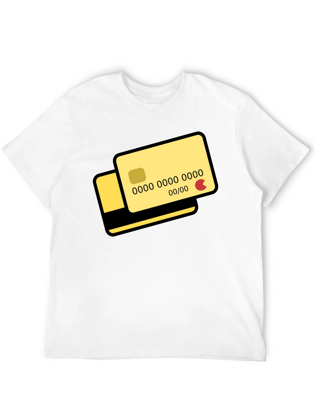 Credit Card Graphic T-Shirt - Modern Design