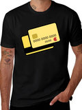 Credit Card Graphic T-Shirt - Modern Design