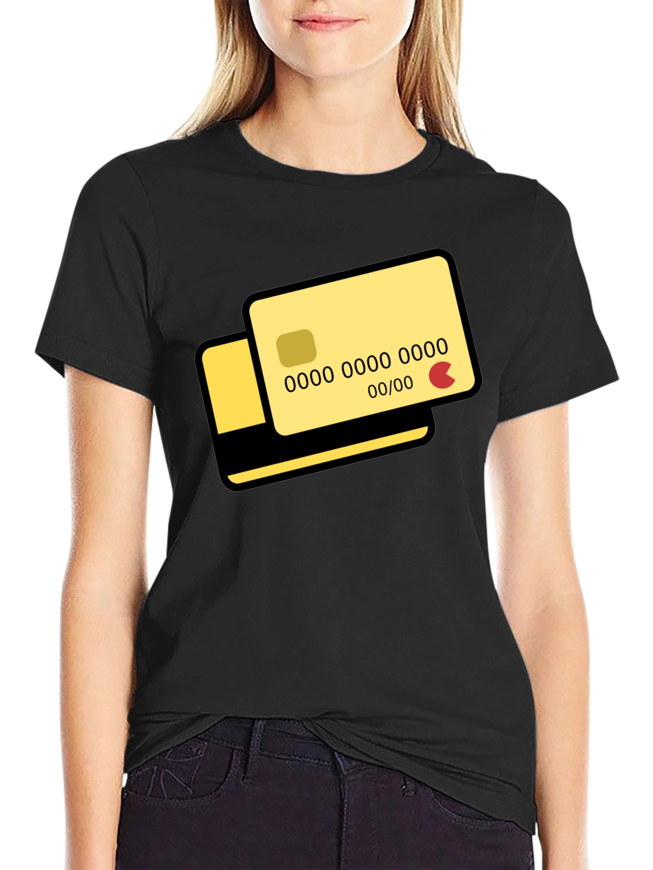 Credit Card Graphic T-Shirt - Modern Design