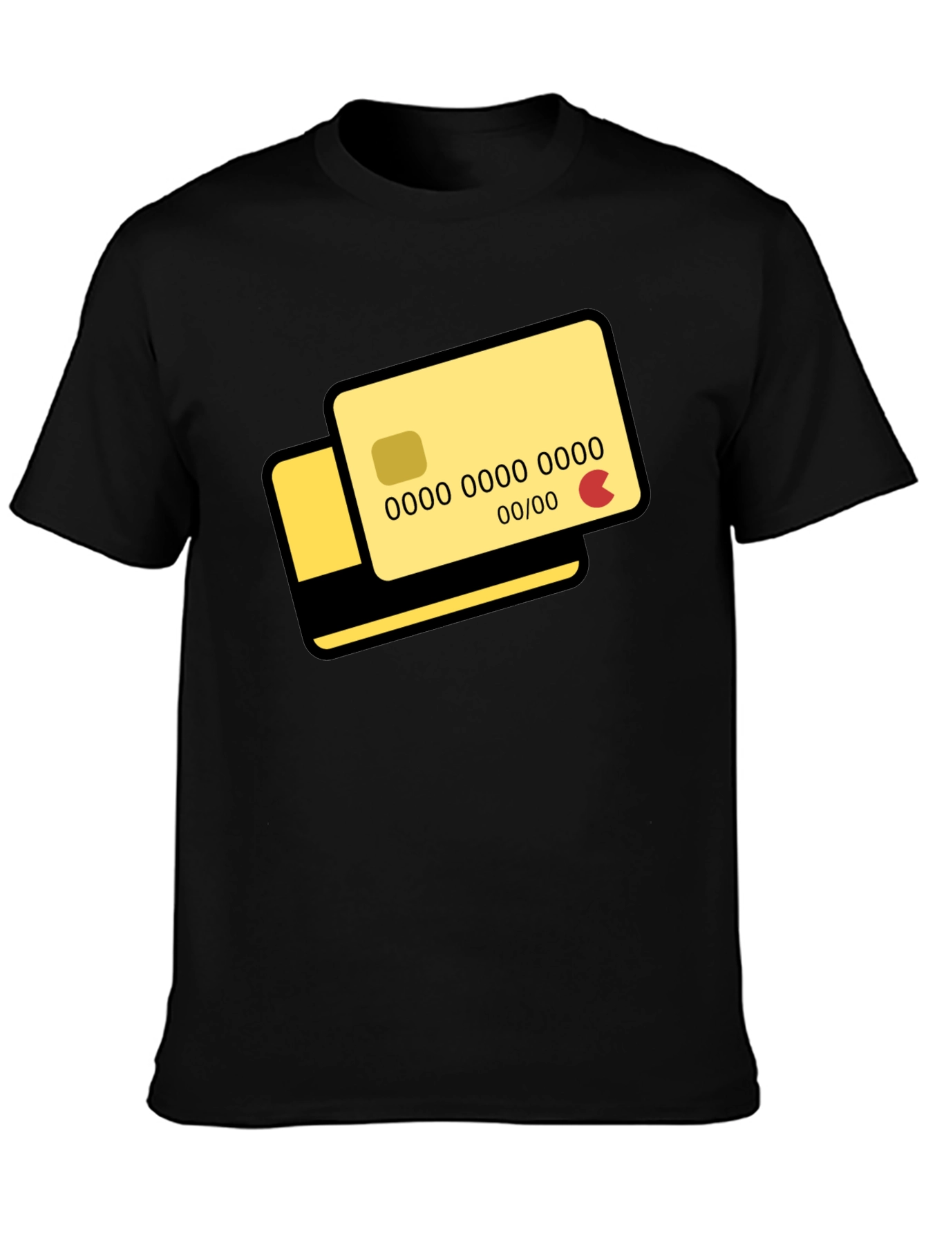 Credit Card Graphic T-Shirt - Modern Design
