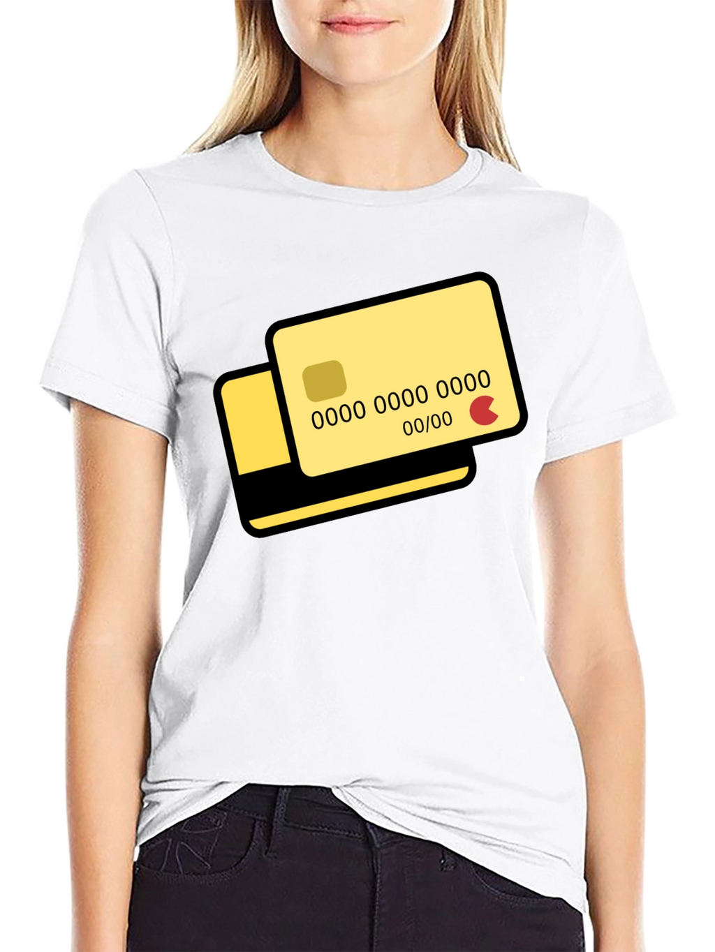 Credit Card Graphic T-Shirt - Modern Design