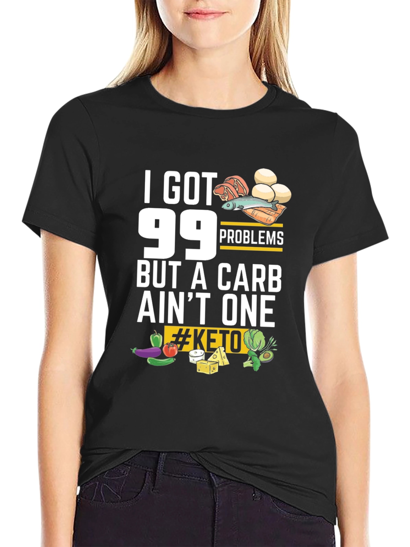 99 Problems But a Carb Aint One Keto T-Shirt