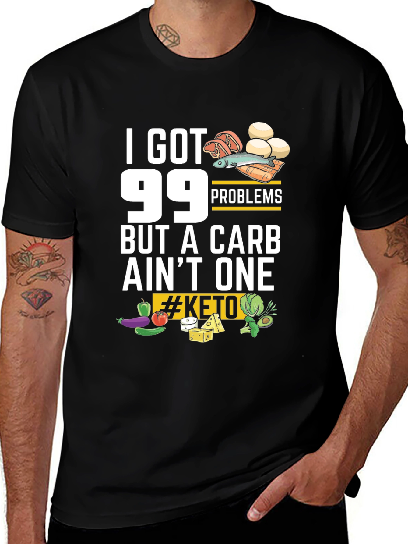 99 Problems But a Carb Aint One Keto T-Shirt