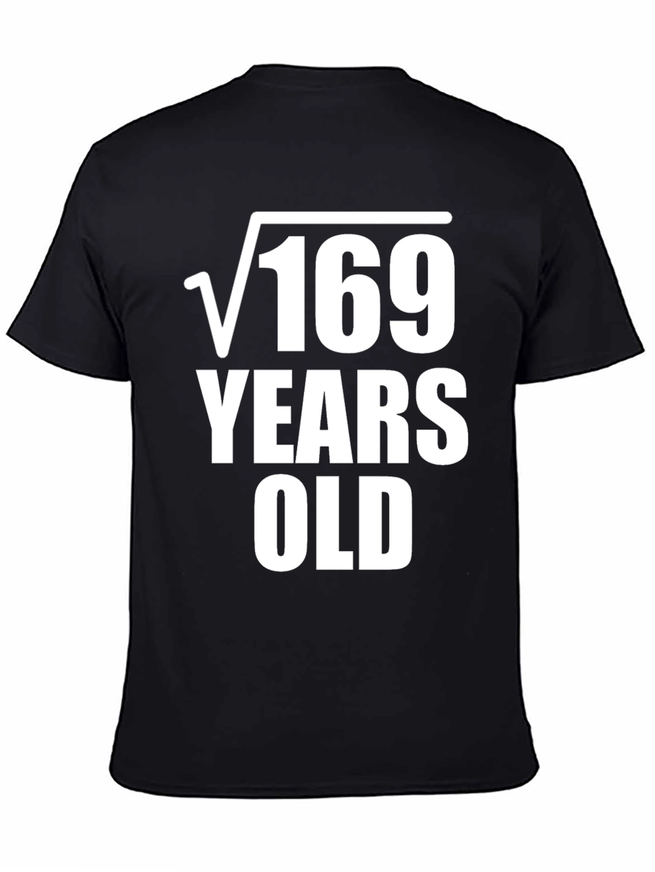 Funny Math 13th Birthday Square Root Graphic Tee