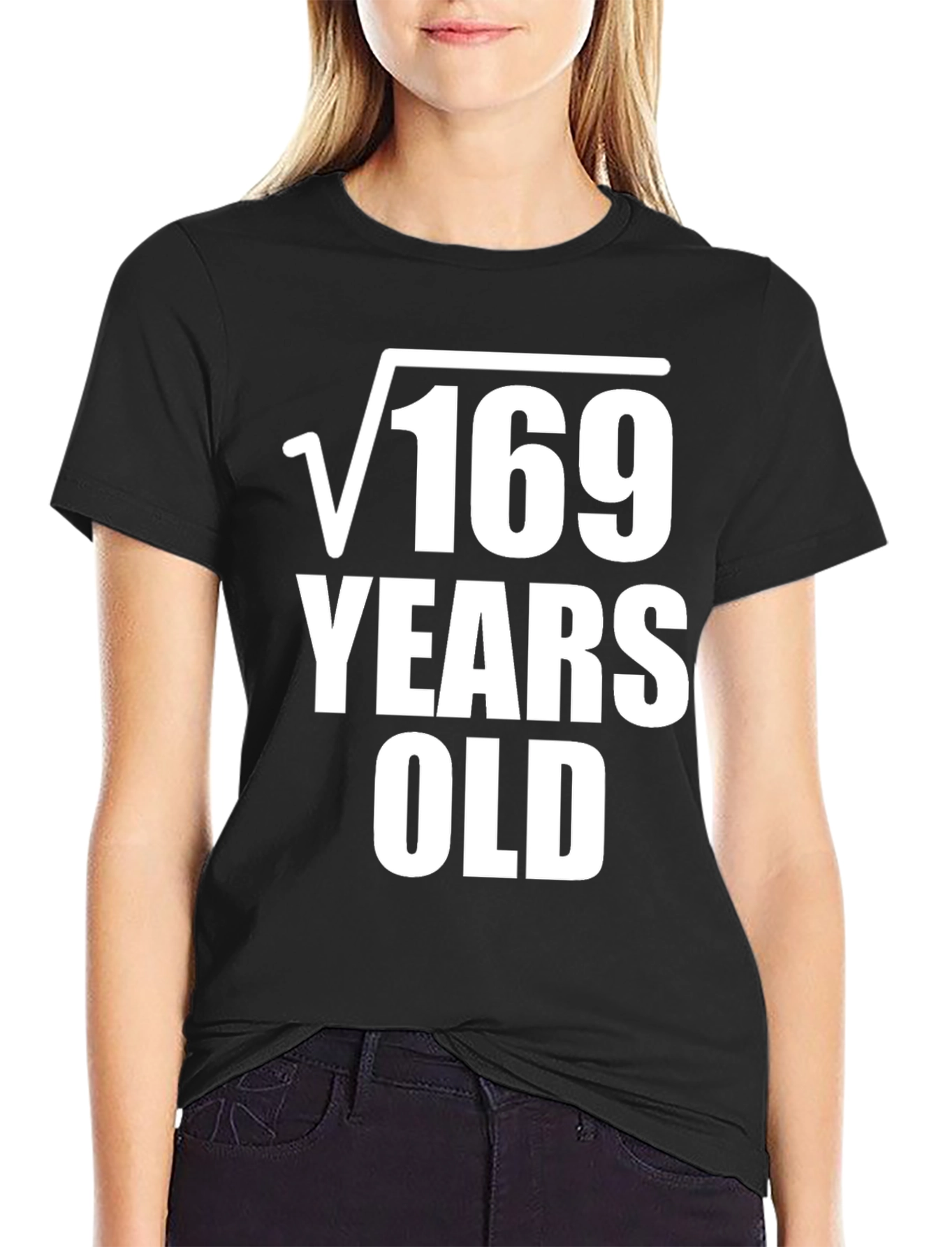 Funny Math 13th Birthday Square Root Graphic Tee