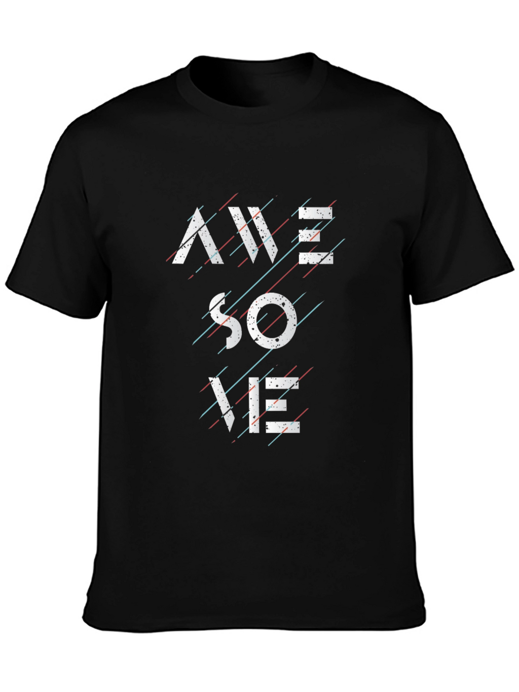 Awesome Graphic Black T-Shirt for Men