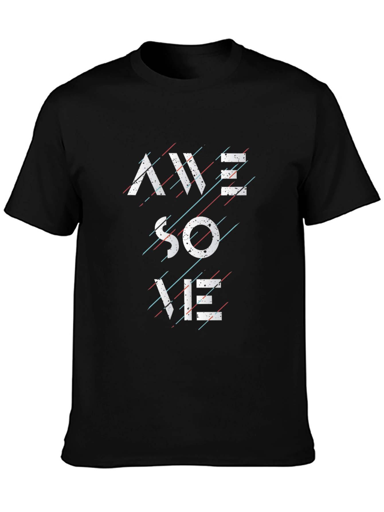 Awesome Graphic Black T-Shirt for Men