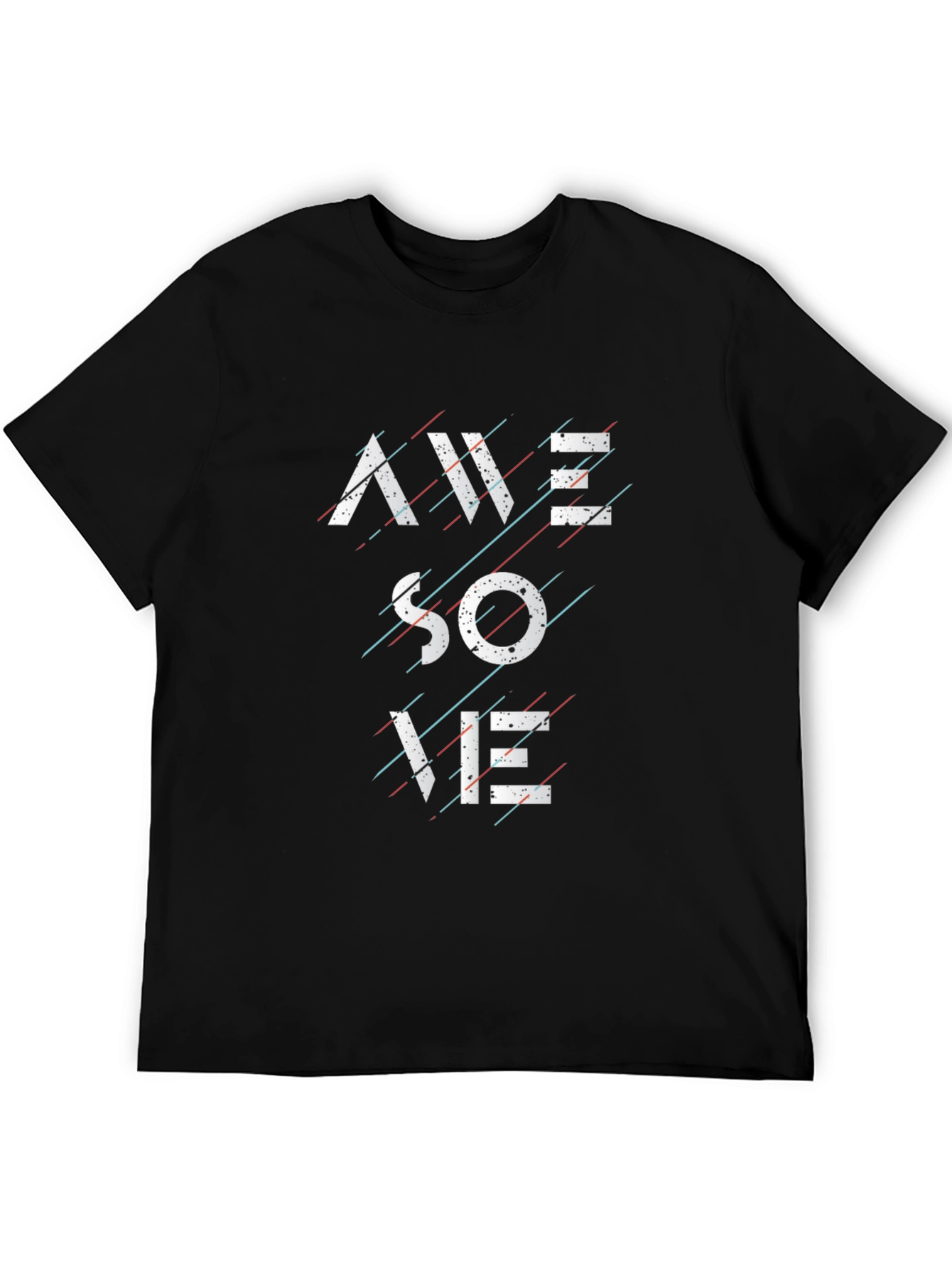 Awesome Graphic Black T-Shirt for Men