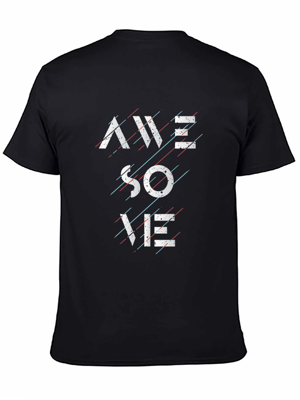Awesome Graphic Black T-Shirt for Men