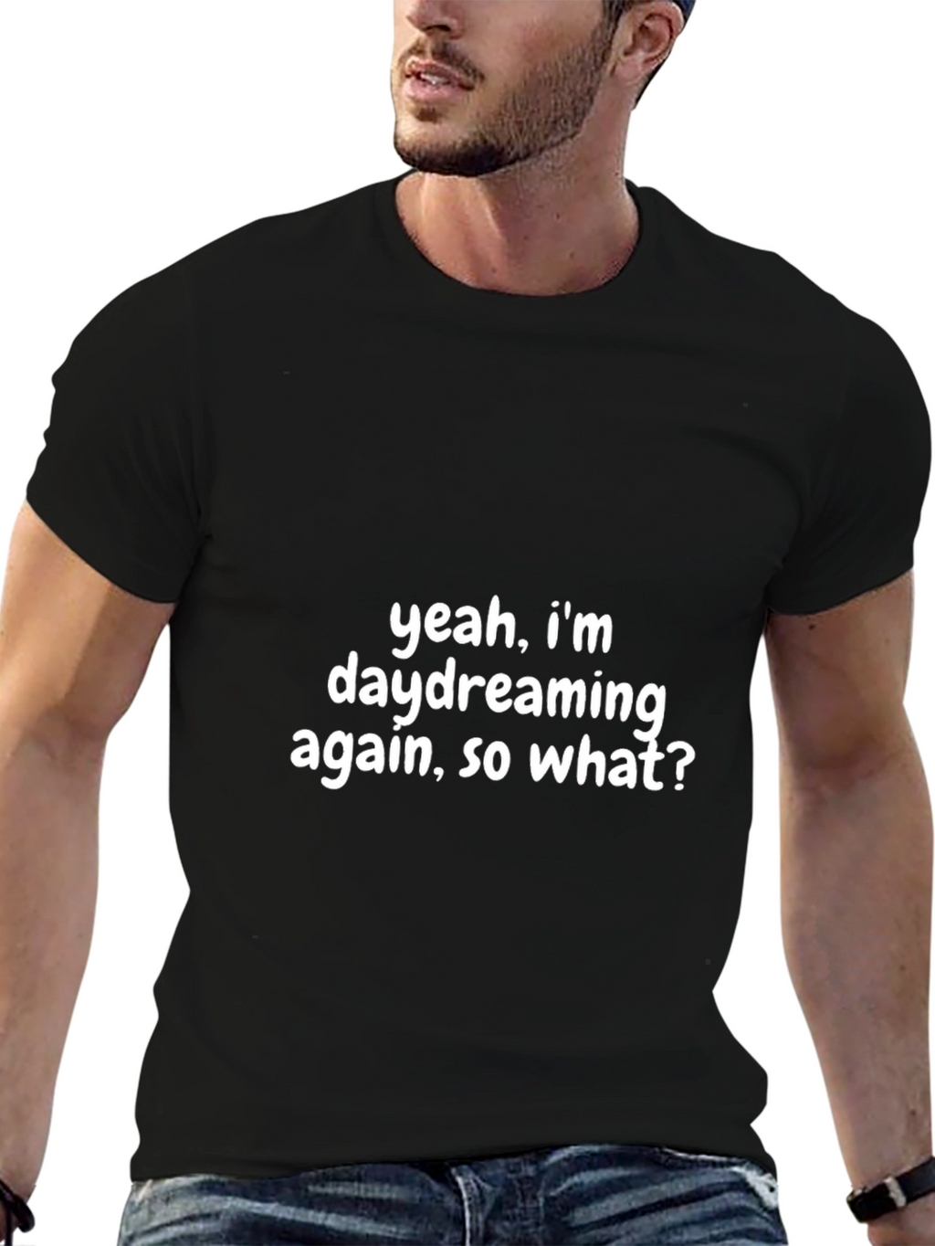 Daydreaming Tee - Funny Graphic Novelty T-Shirt