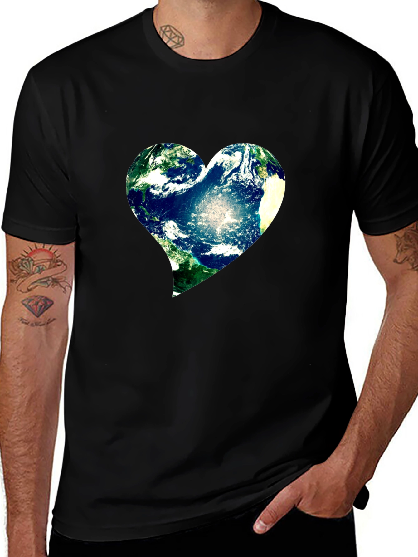 Earth Heart Tee - Show Your Love for the Planet!