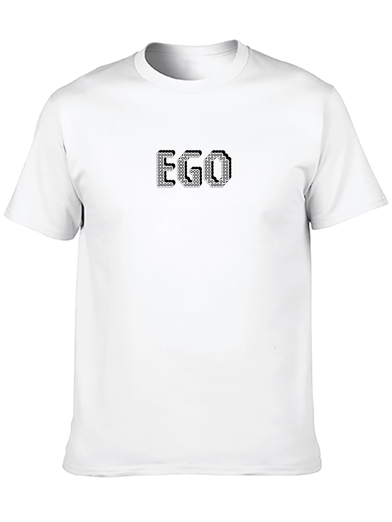 EGO Graphic Print Black T-Shirt