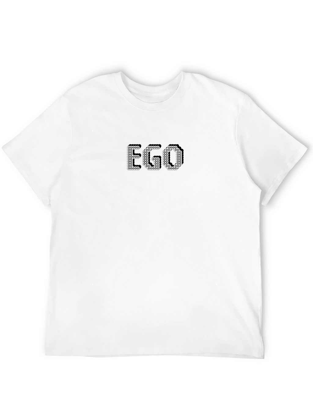 EGO Graphic Print Black T-Shirt
