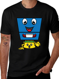 Cartoon Character Black T-Shirt
