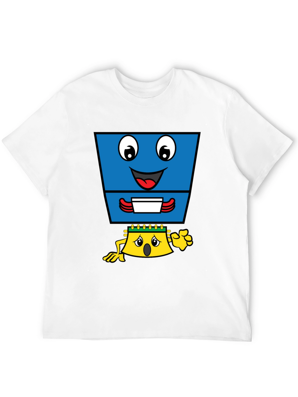 Cartoon Character Black T-Shirt
