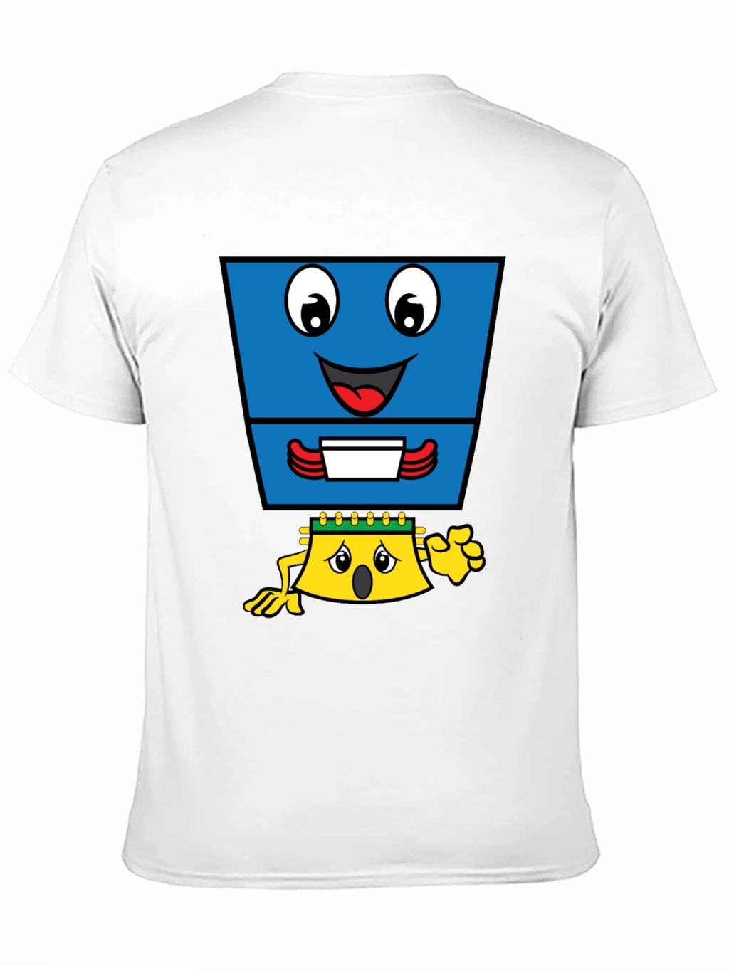 Cartoon Character Black T-Shirt