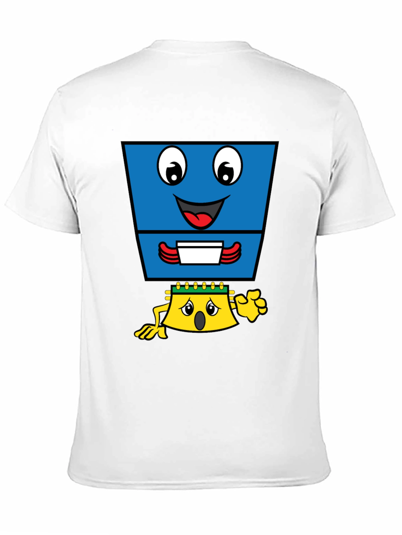 Cartoon Character Black T-Shirt