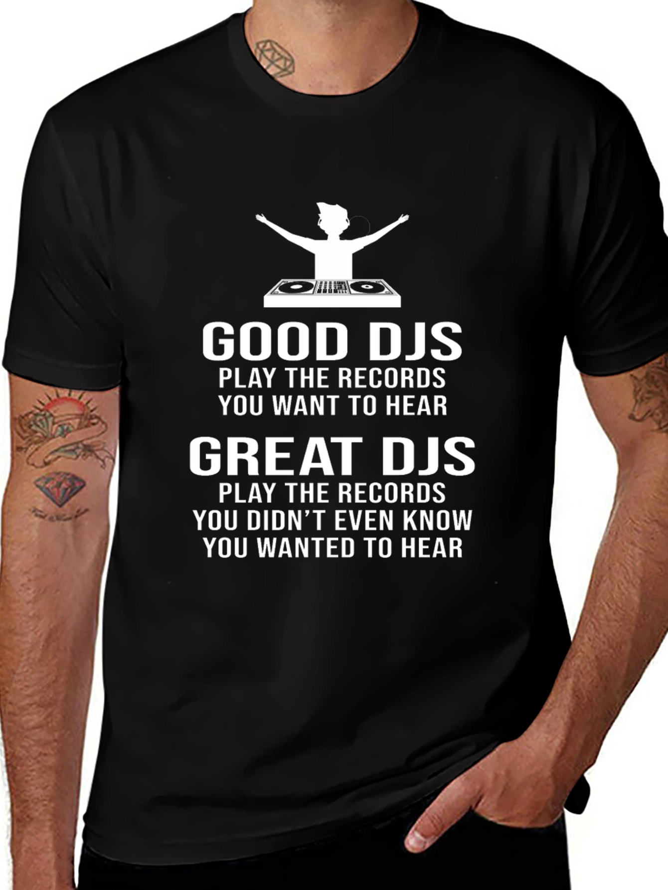Good Djs Play The Records Graphic T-Shirt