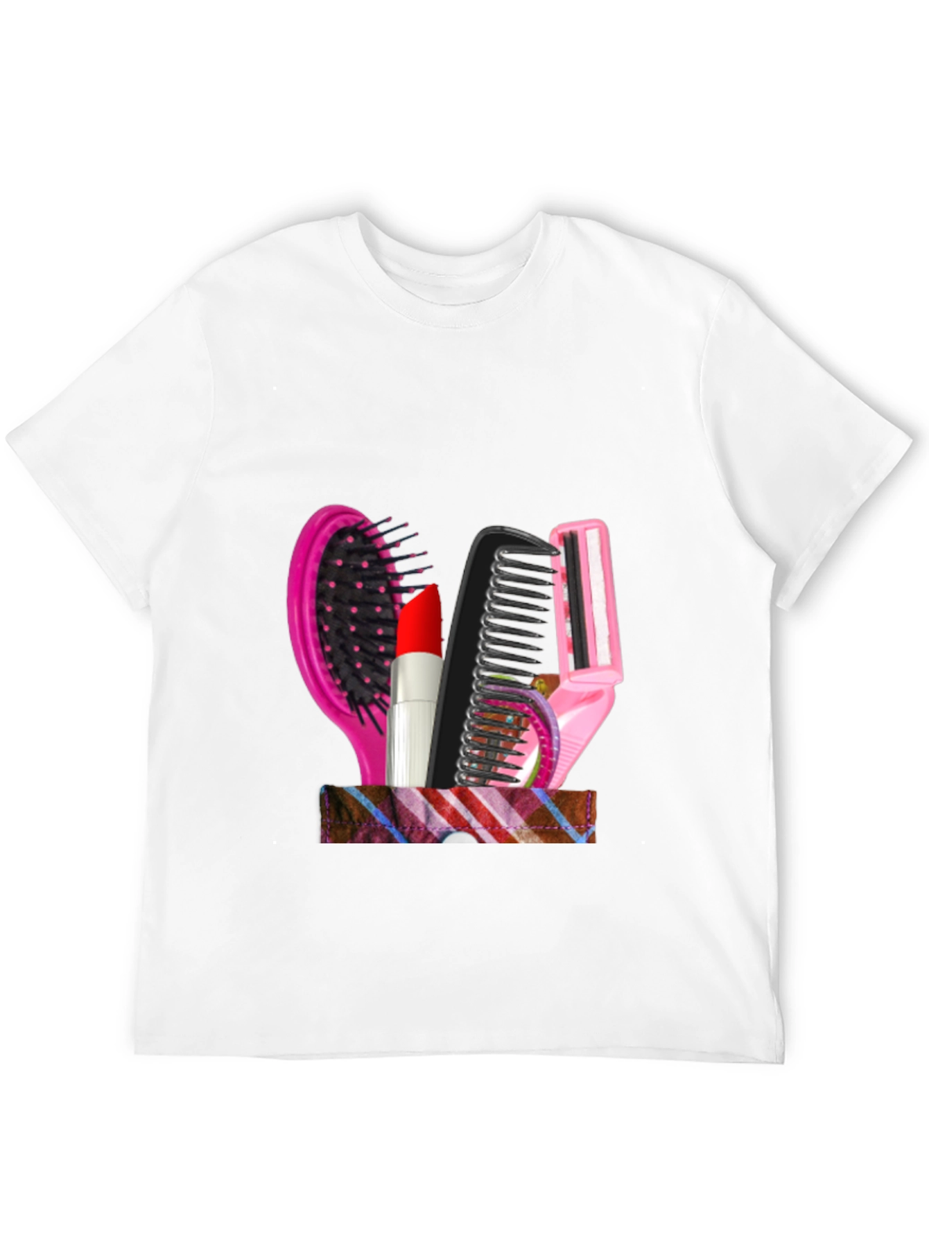 Cosmetic Tool Graphic Black T-Shirt