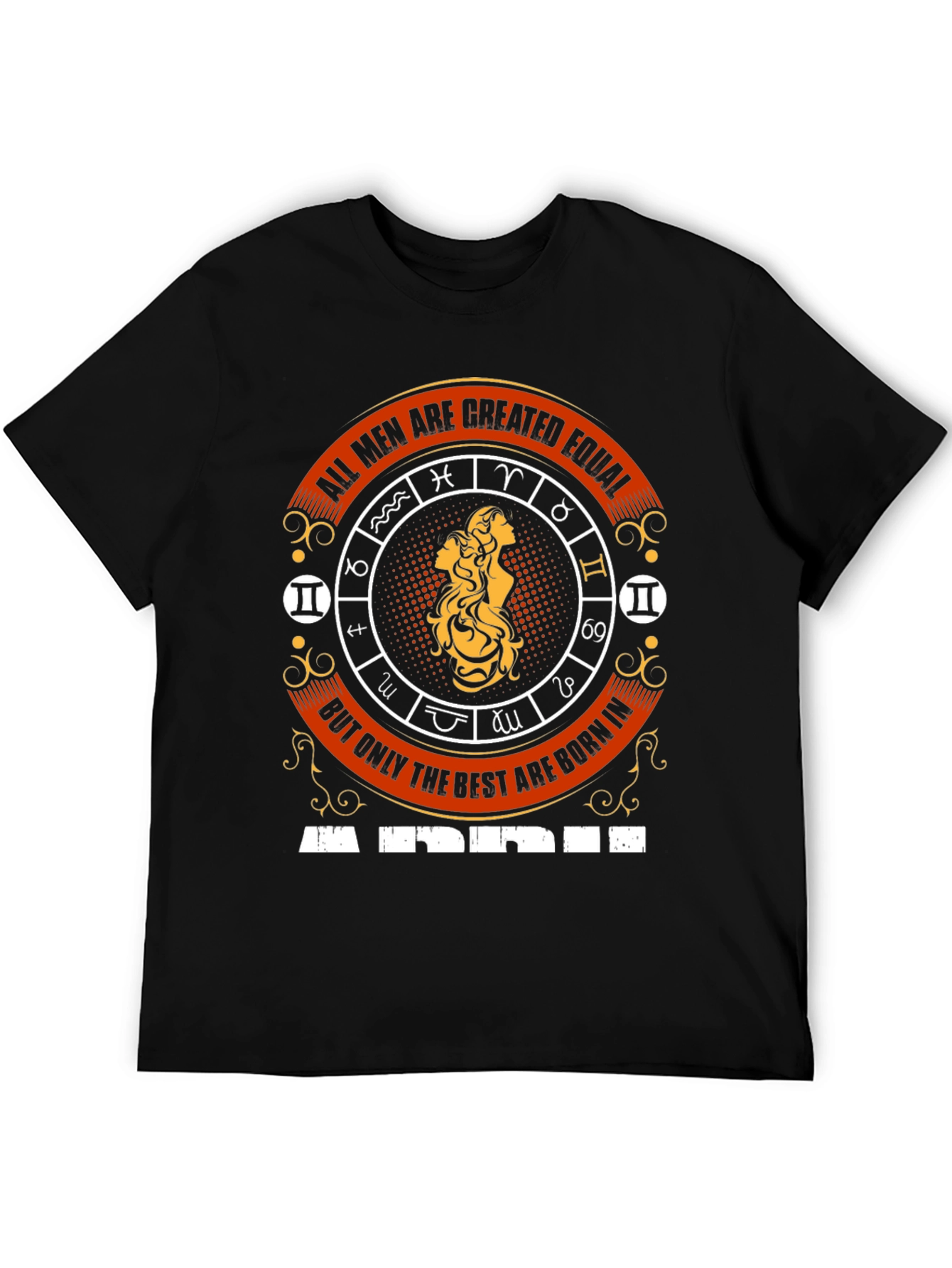 Gemini Zodiac T-Shirt - All Men Are Created Equal