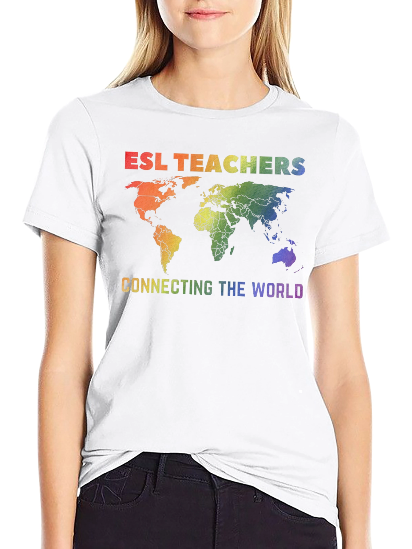 ESL Teachers Connecting The World T-Shirt