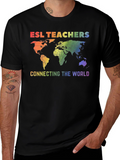 ESL Teachers Connecting The World T-Shirt