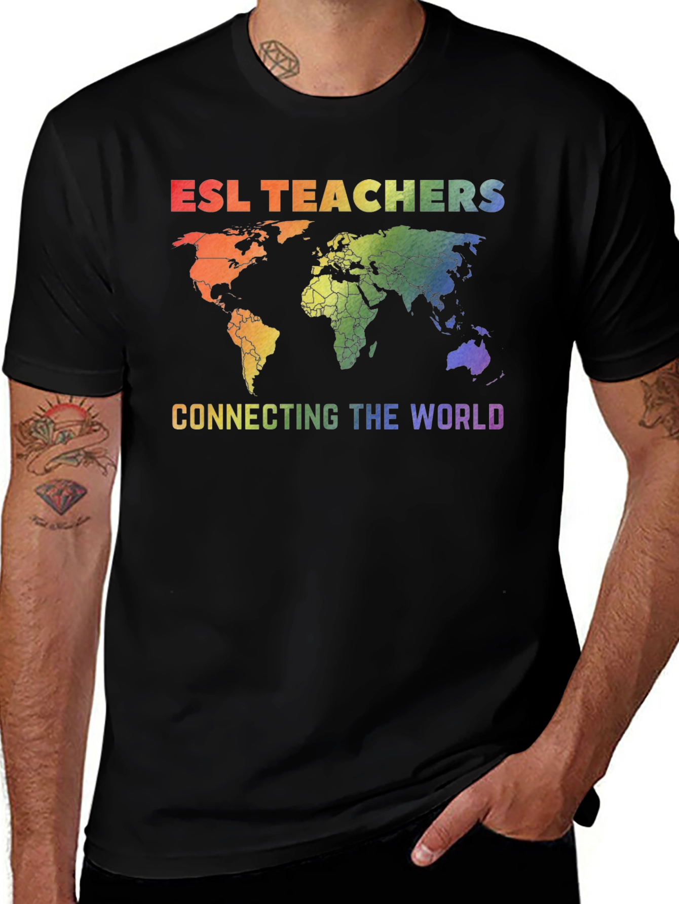ESL Teachers Connecting The World T-Shirt