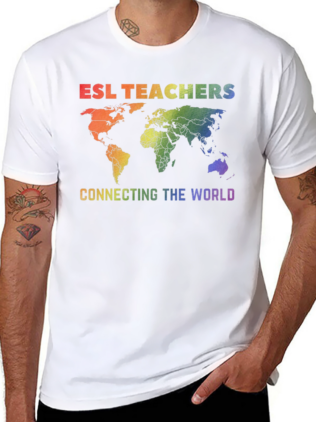 ESL Teachers Connecting The World T-Shirt