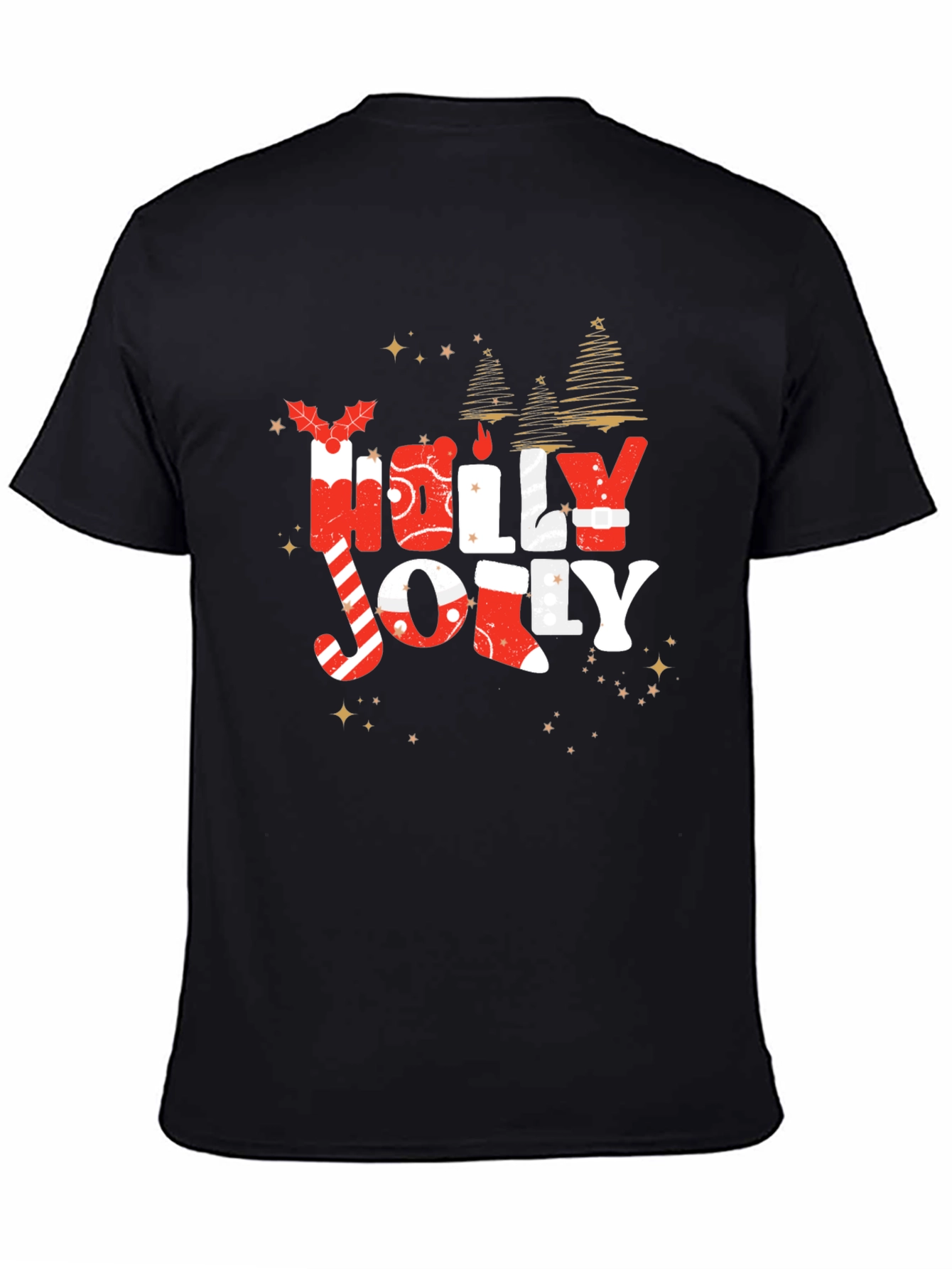 Festive Holly Jolly Christmas T-Shirt