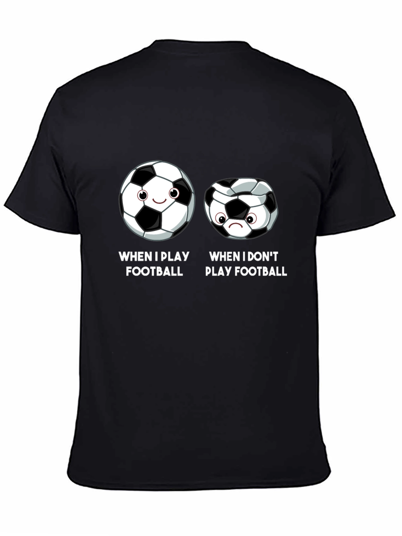 Funny Football Graphic T-Shirt - Play or Dont Play