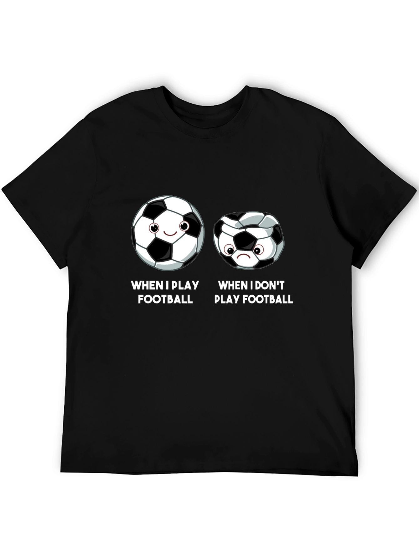 Funny Football Graphic T-Shirt - Play or Dont Play