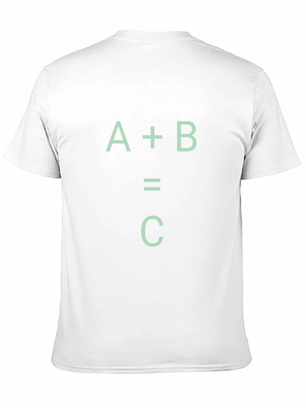 A+B=C Black Graphic Tee