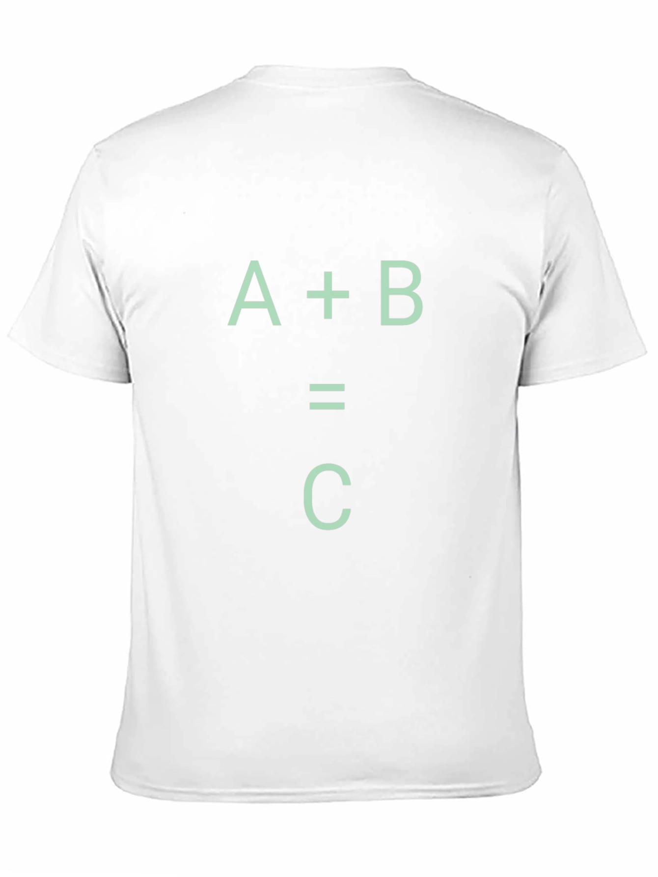 A+B=C Black Graphic Tee