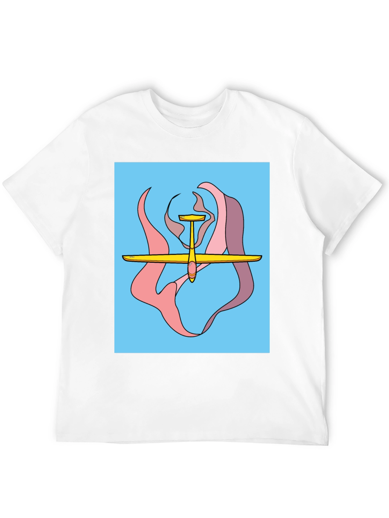 Glider Graphic Tee - Aviation Style
