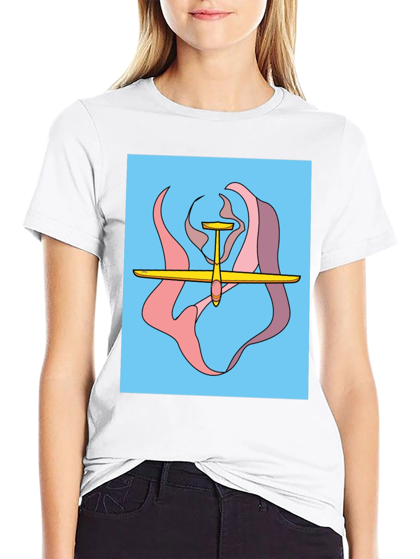 Glider Graphic Tee - Aviation Style