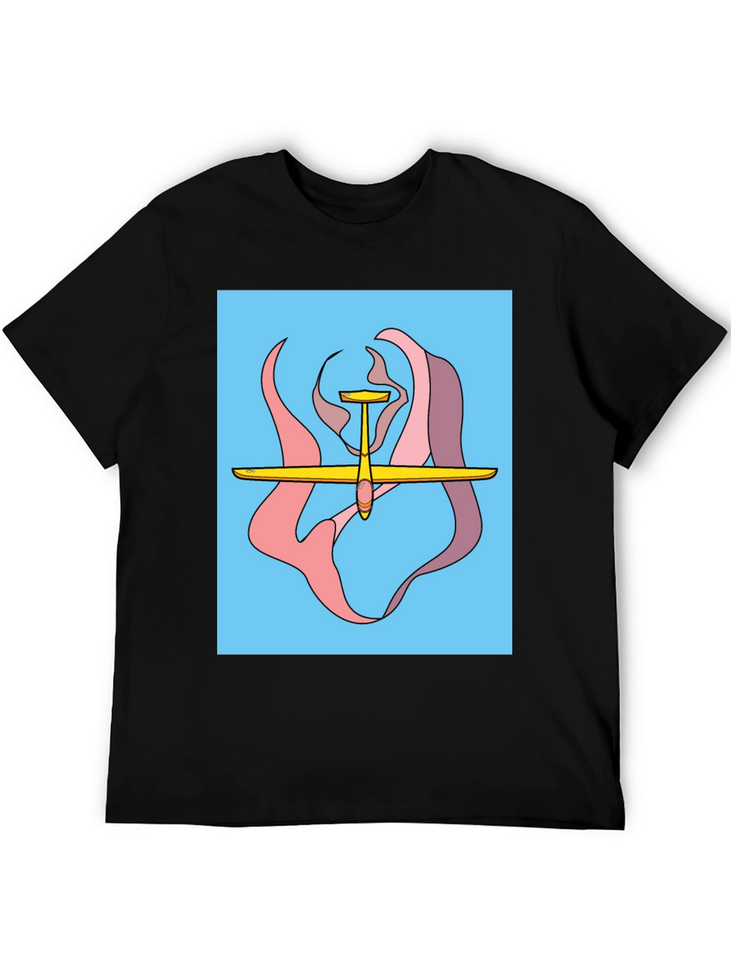 Glider Graphic Tee - Aviation Style