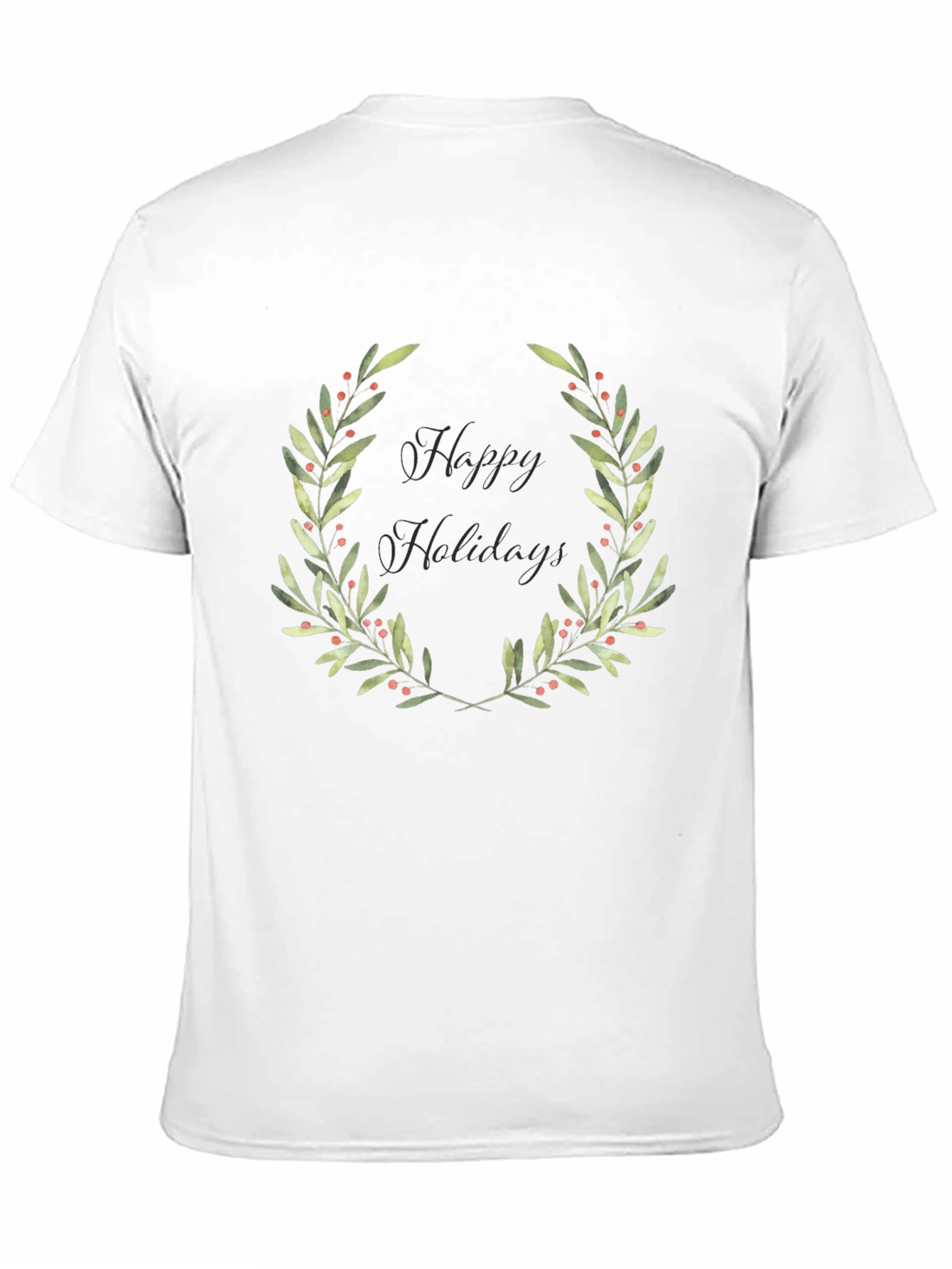 Festive Holiday Wreath T-Shirt