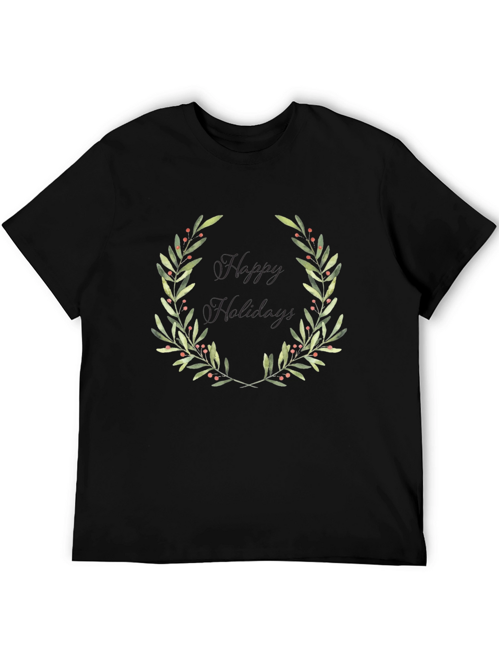 Festive Holiday Wreath T-Shirt
