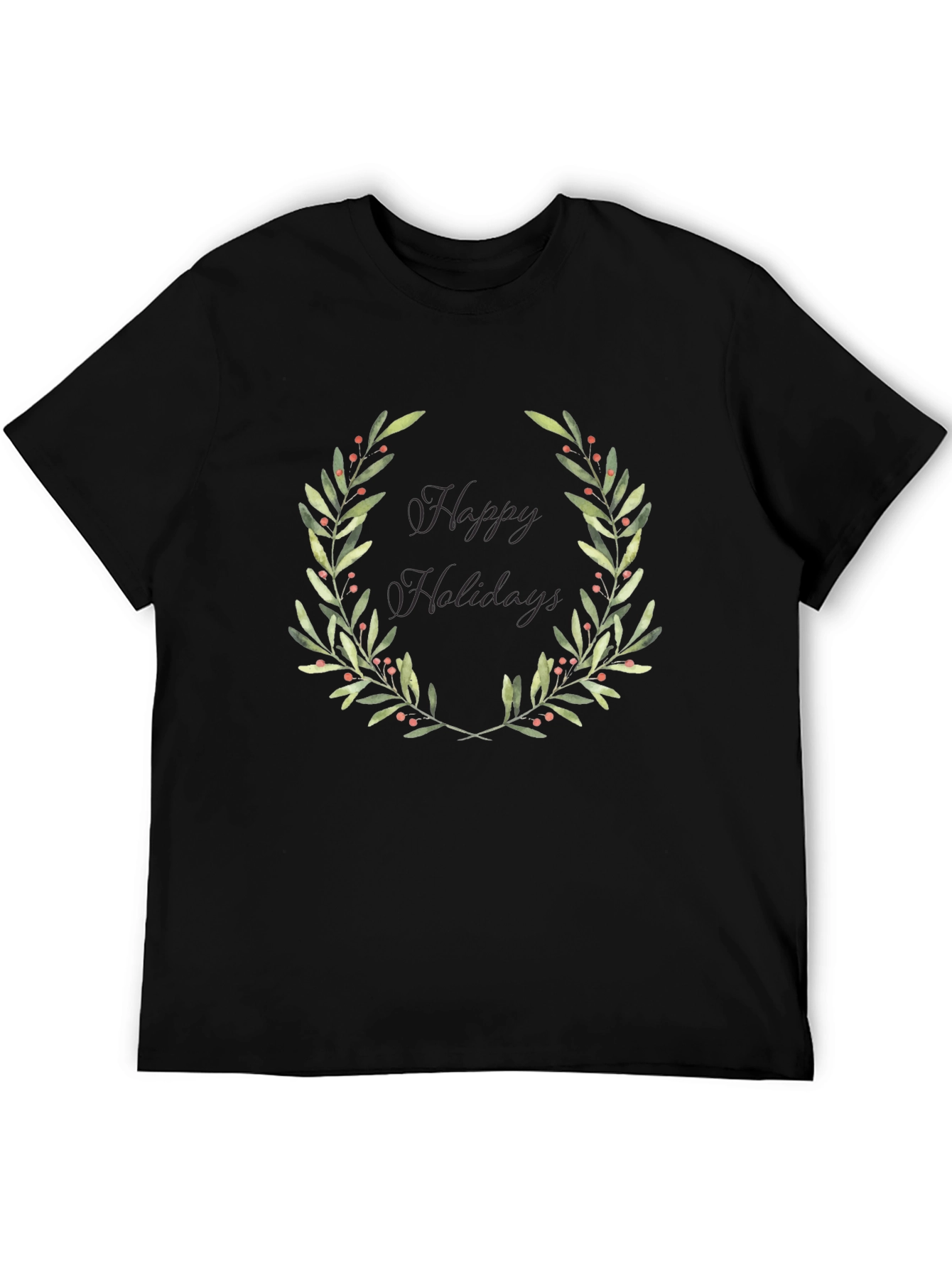 Festive Holiday Wreath T-Shirt