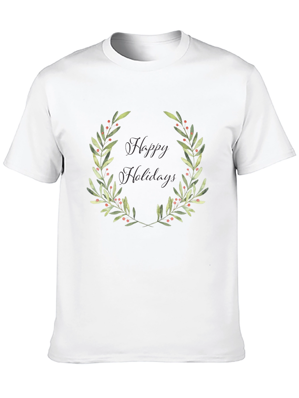 Festive Holiday Wreath T-Shirt