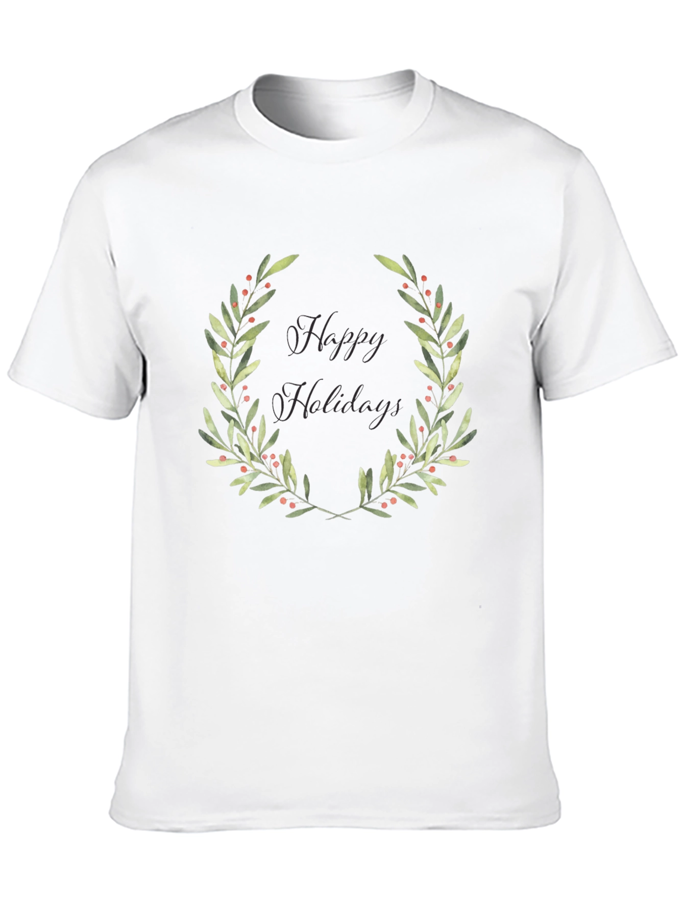 Festive Holiday Wreath T-Shirt