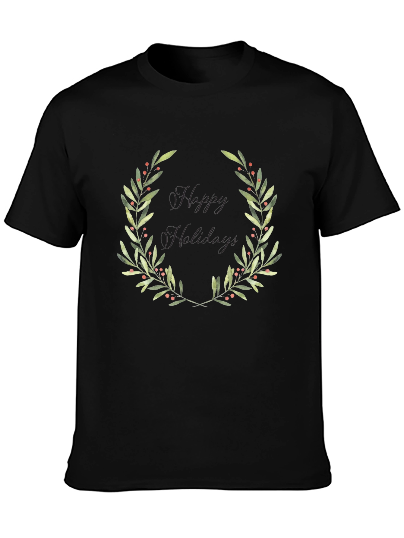 Festive Holiday Wreath T-Shirt