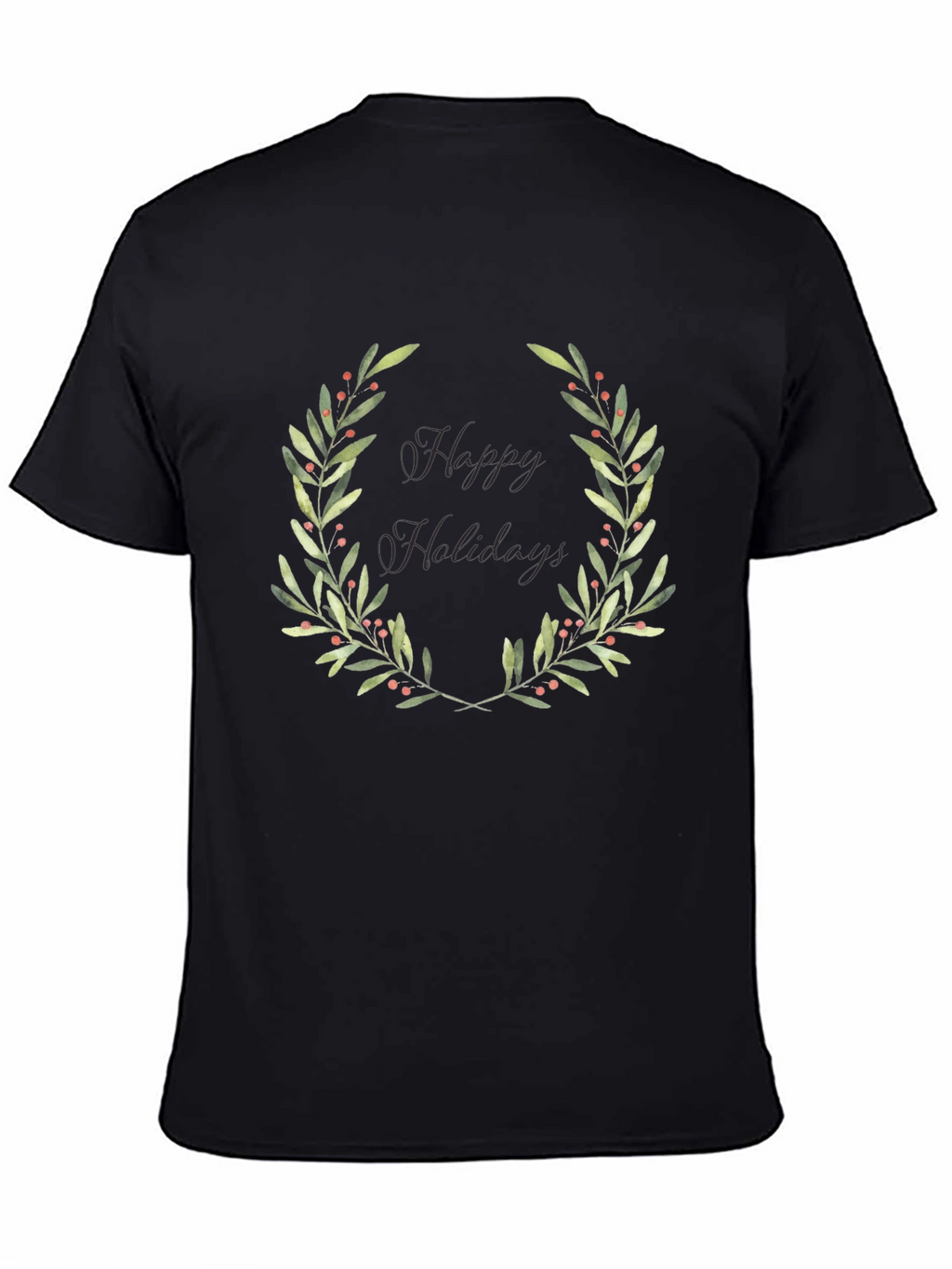 Festive Holiday Wreath T-Shirt