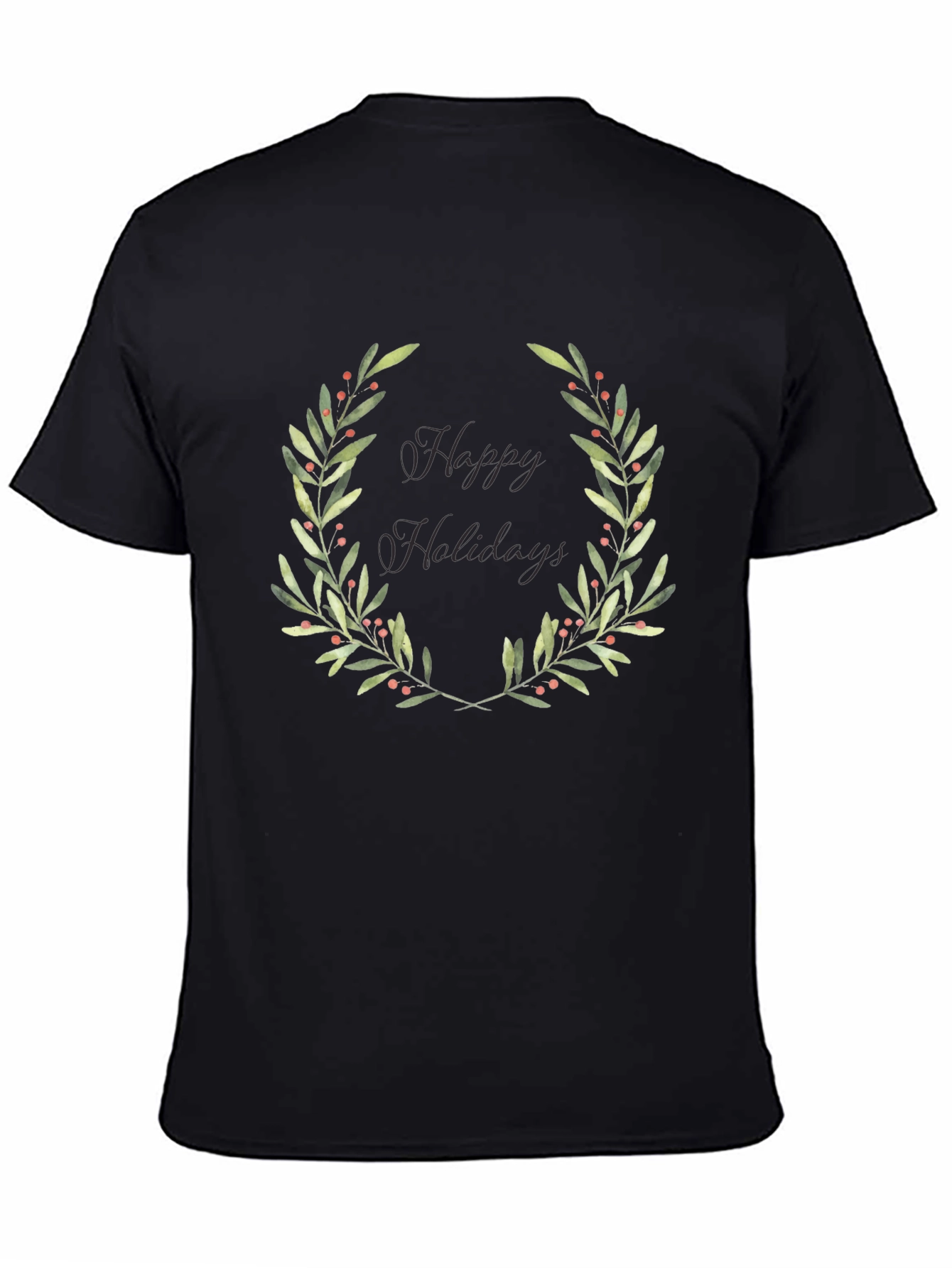 Festive Holiday Wreath T-Shirt
