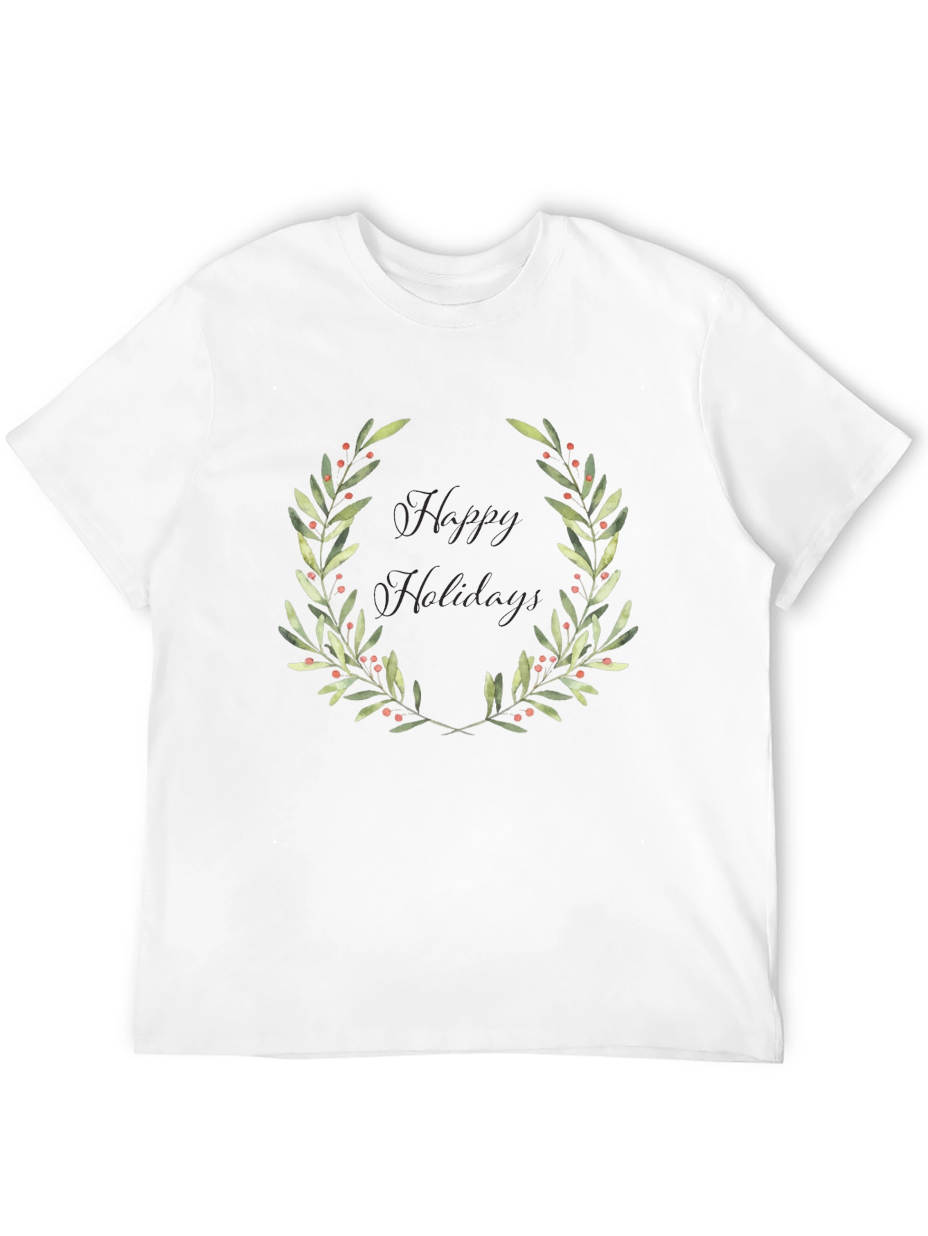 Festive Holiday Wreath T-Shirt