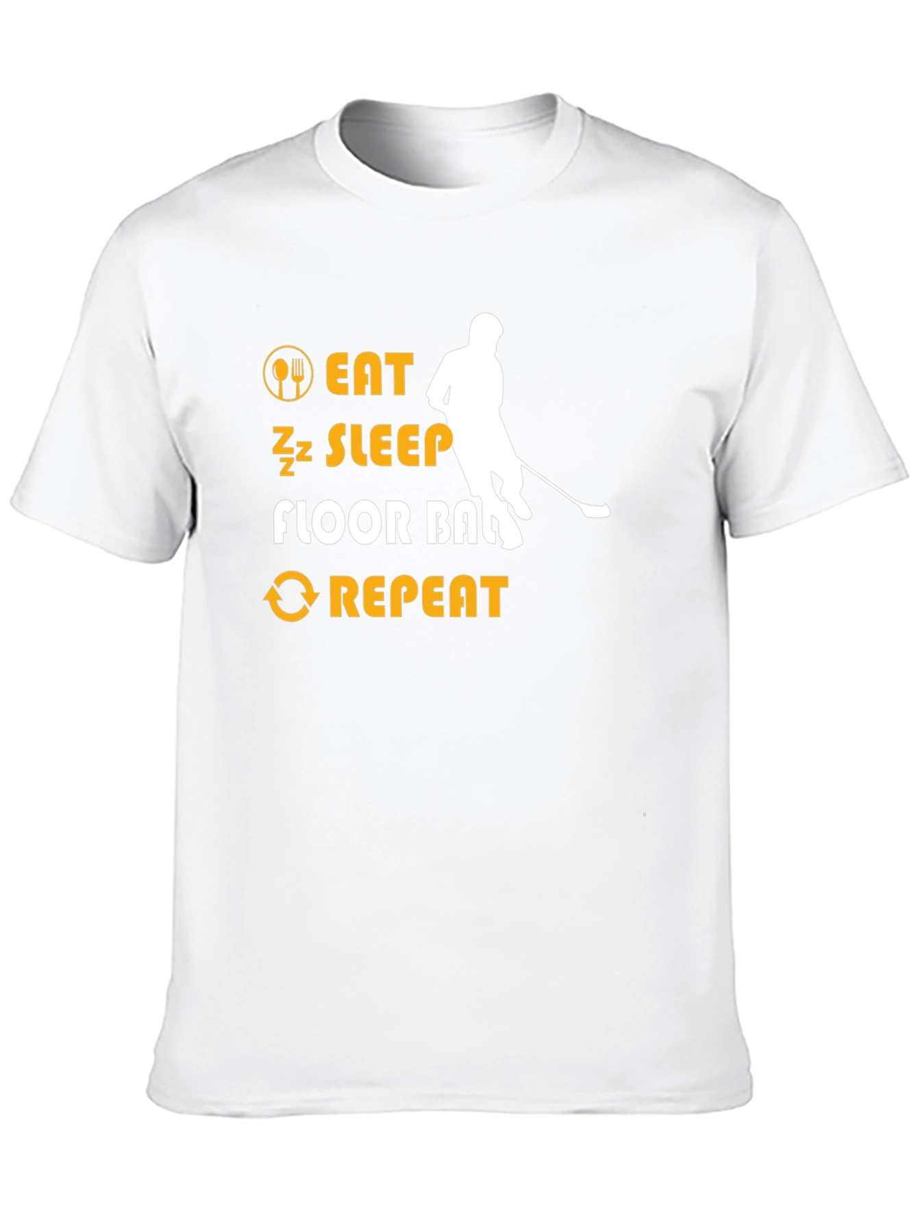 Eat Sleep Floorball Repeat T-Shirt