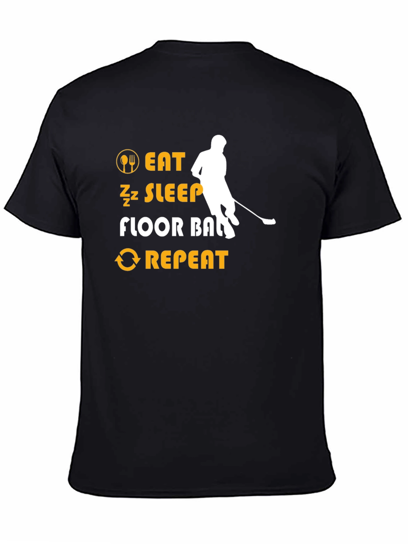 Eat Sleep Floorball Repeat T-Shirt